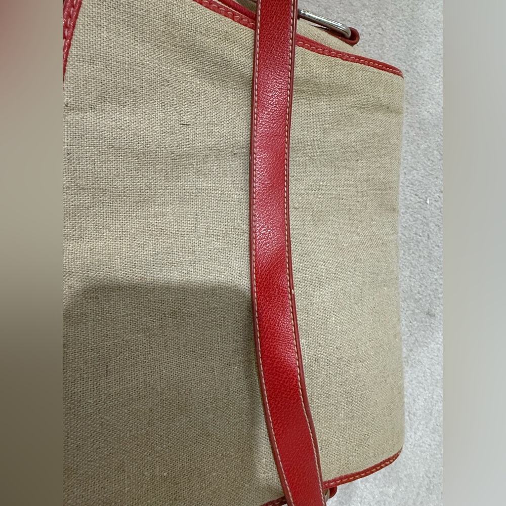 Anne Klein Red and Tan Crossbody Bag - Picture 5 of 9